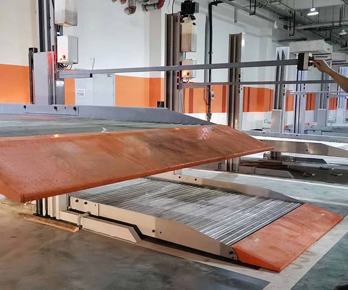 望城區兩柱簡易式立體停車場回收