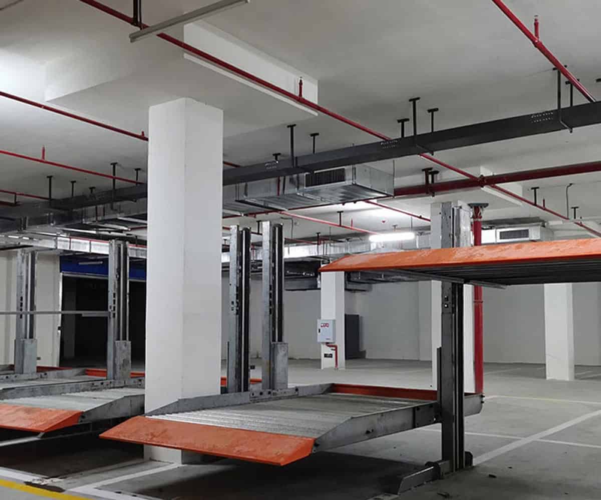 新晃縣四柱簡易類立體停車位廠家