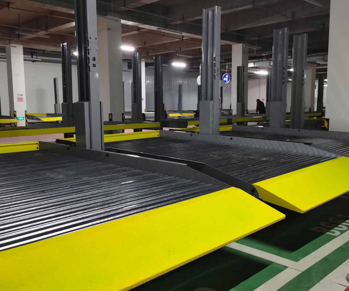 祁陽縣雙柱簡易升降機械停車位拆除