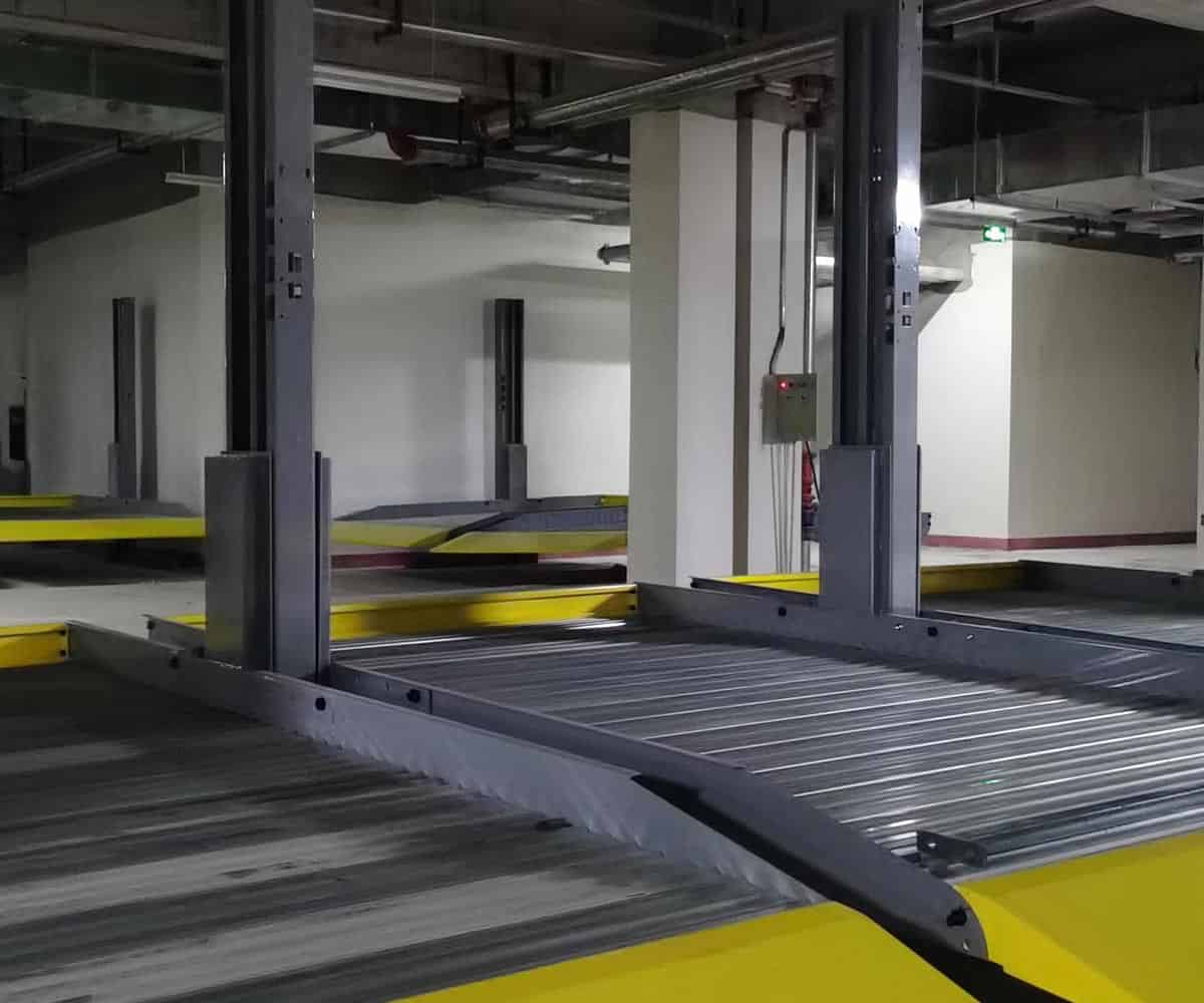 新晃縣雙層簡易升降類機械式立體車庫過規劃