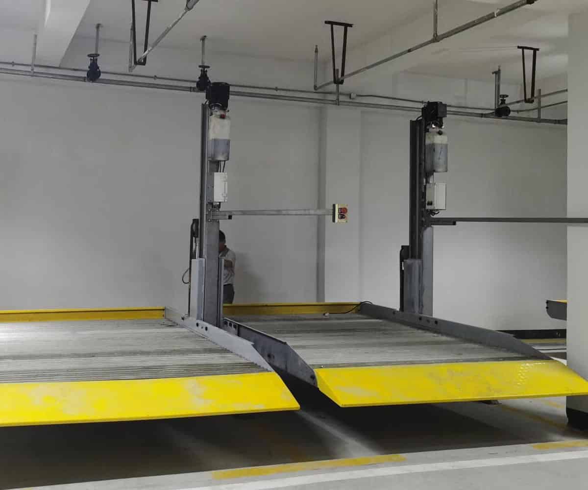 溆浦縣兩柱簡易升降立體車庫停車設備二手