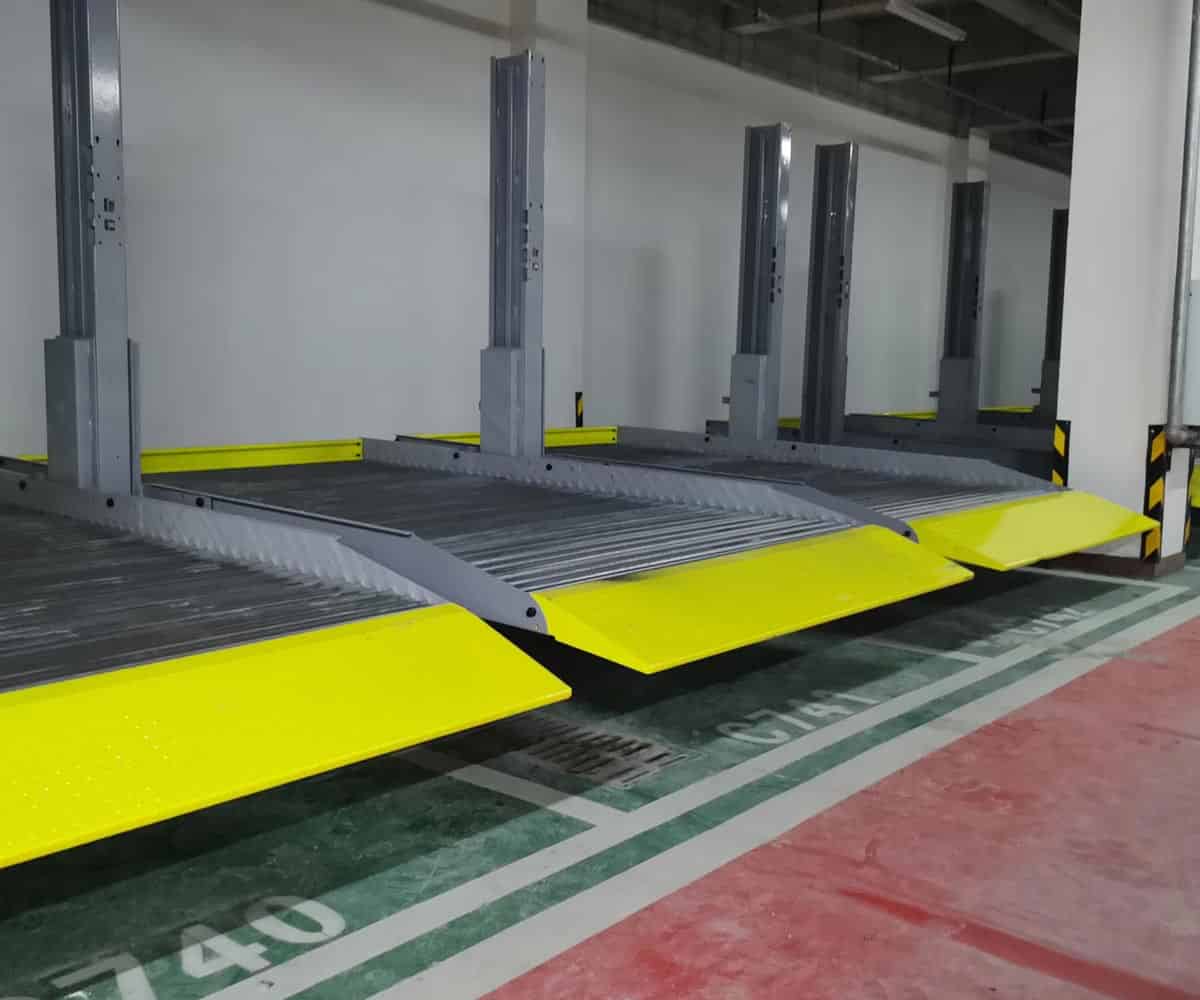 資陽區二層升降橫移立體車庫停車設備維保