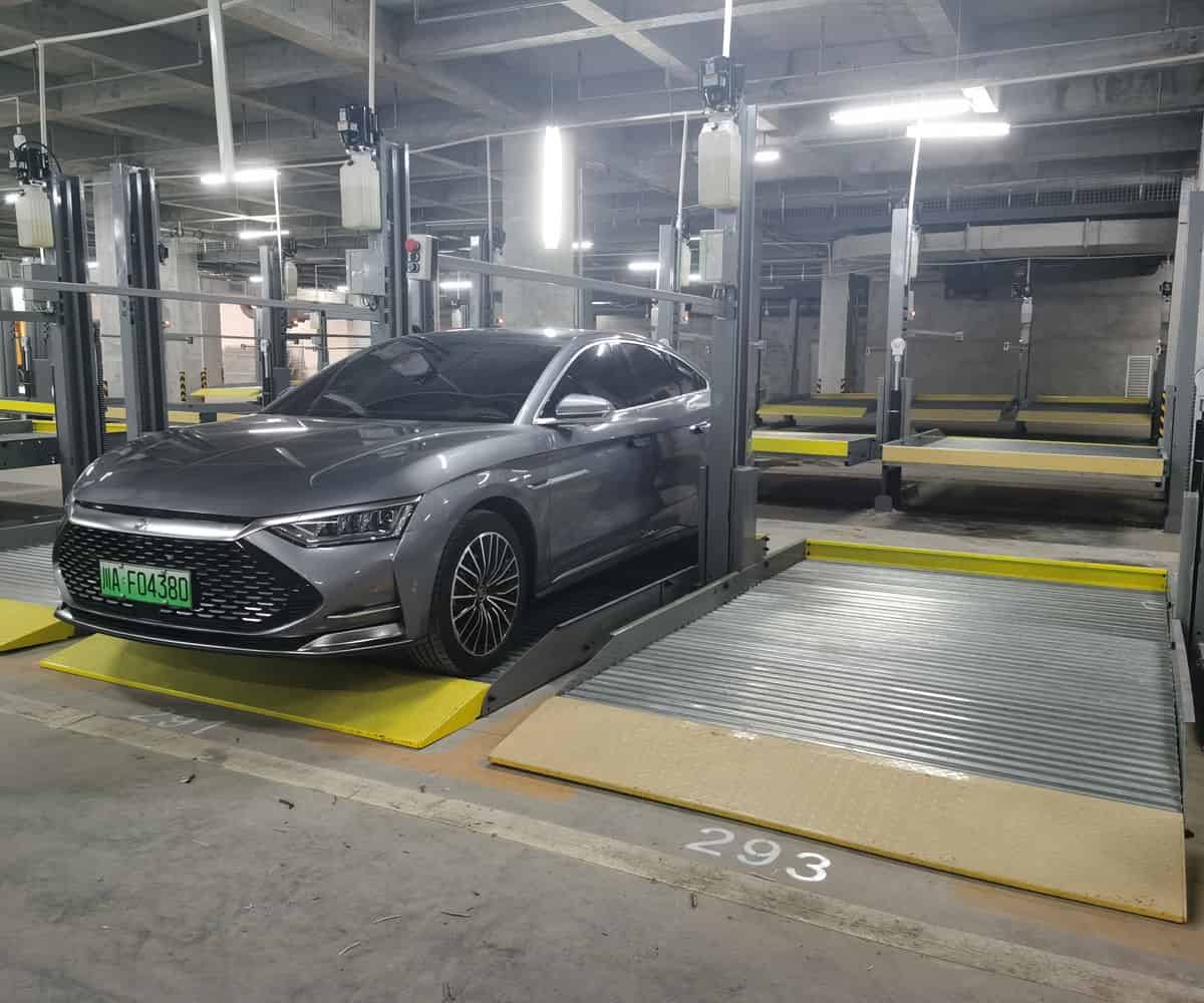 望城區四柱簡易式立體車庫回收