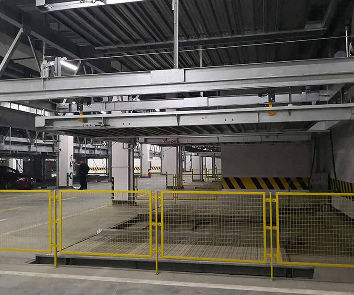 武陵區2層升降式停車庫過驗收