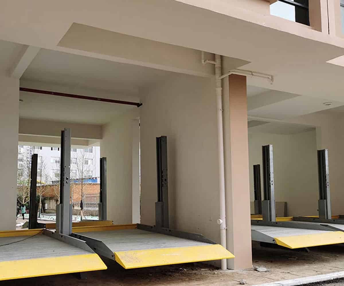 雙層升降橫移式停車庫過驗收