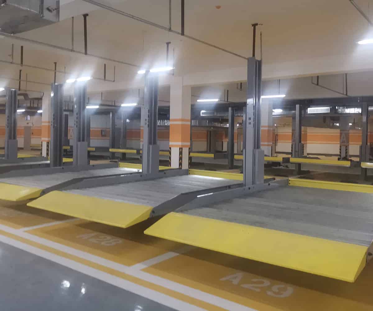 韶山市雙柱簡易式立體停車二手