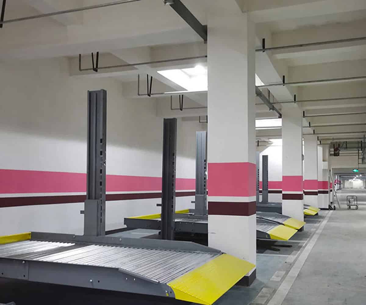 雙層簡易升降機械車庫維保