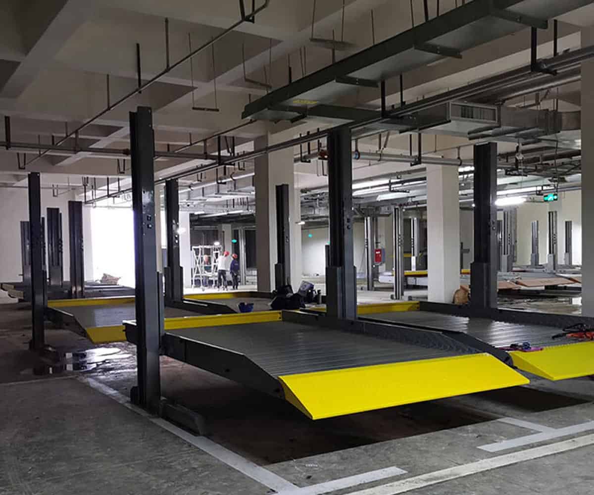 江永縣雙層升降橫移式立體車位改造