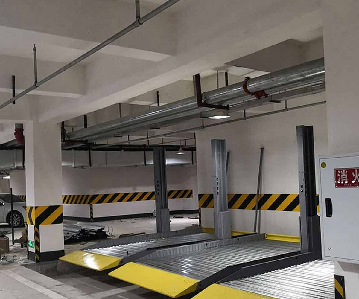 珠暉區二層升降式立體車庫停車設備回購