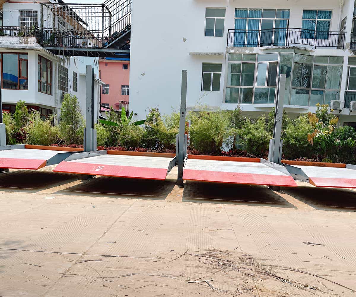 二層簡易機械車庫的空間利用分析