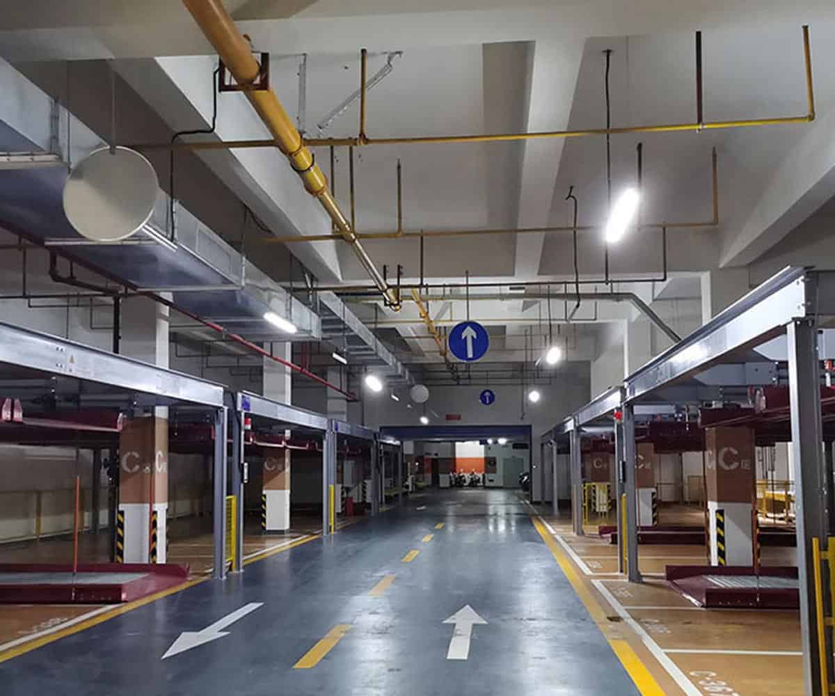 四柱式簡易升降立體車庫