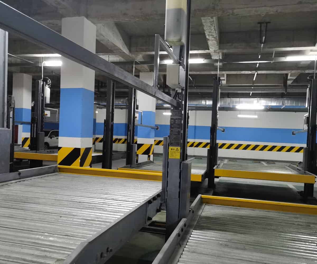 雙柱簡易式機械停車庫