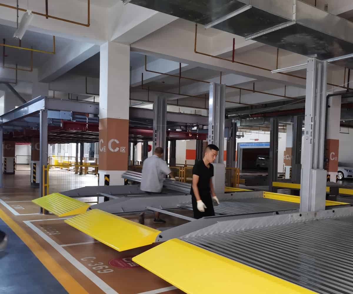 2層機械式立體停車設備