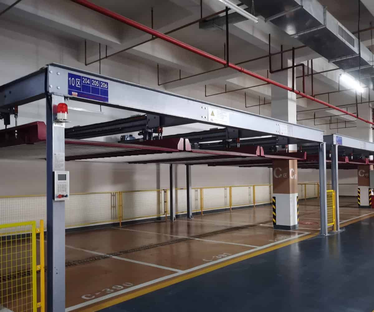 2層簡易升降停車立體車庫