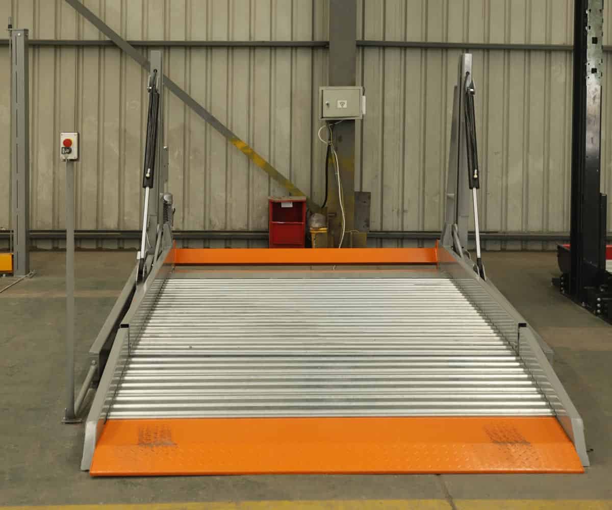 二層簡易升降立體停車位