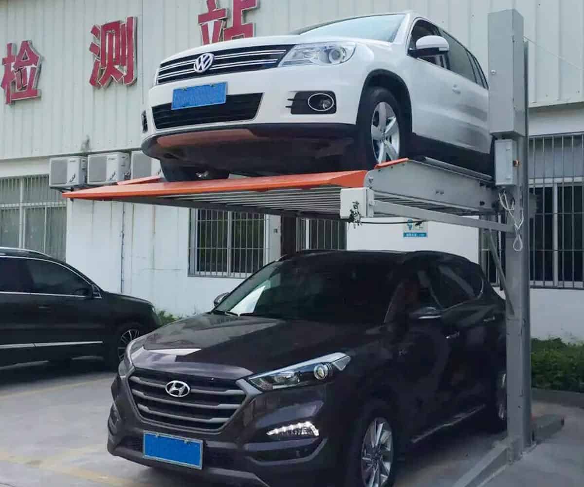 雙柱簡易升降立體停車場
