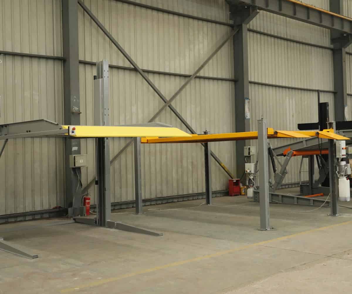 二層簡易升降機械式停車位