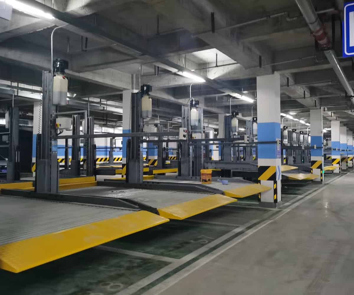 雙層升降式機械車庫