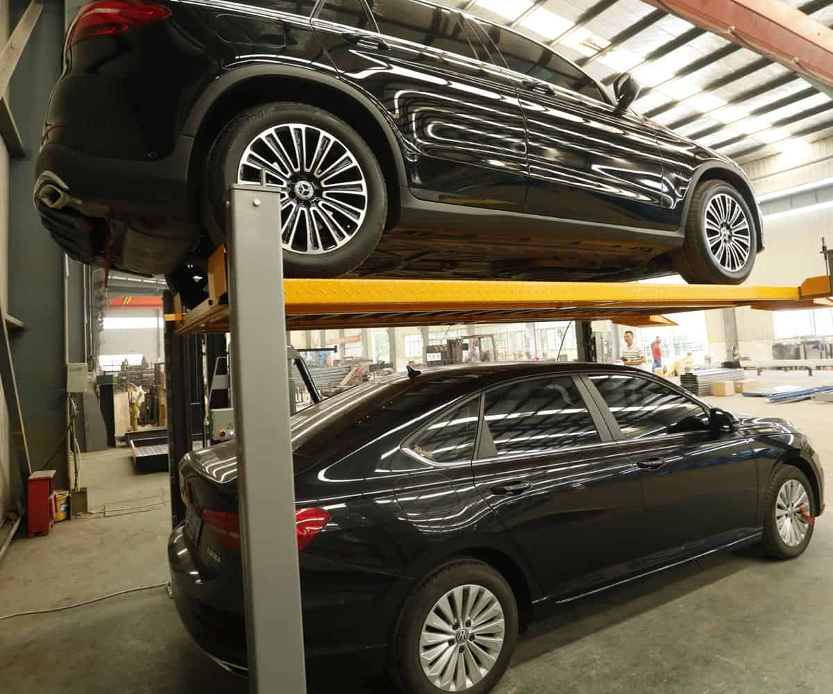 地下室簡易升降類立體車庫停車設備