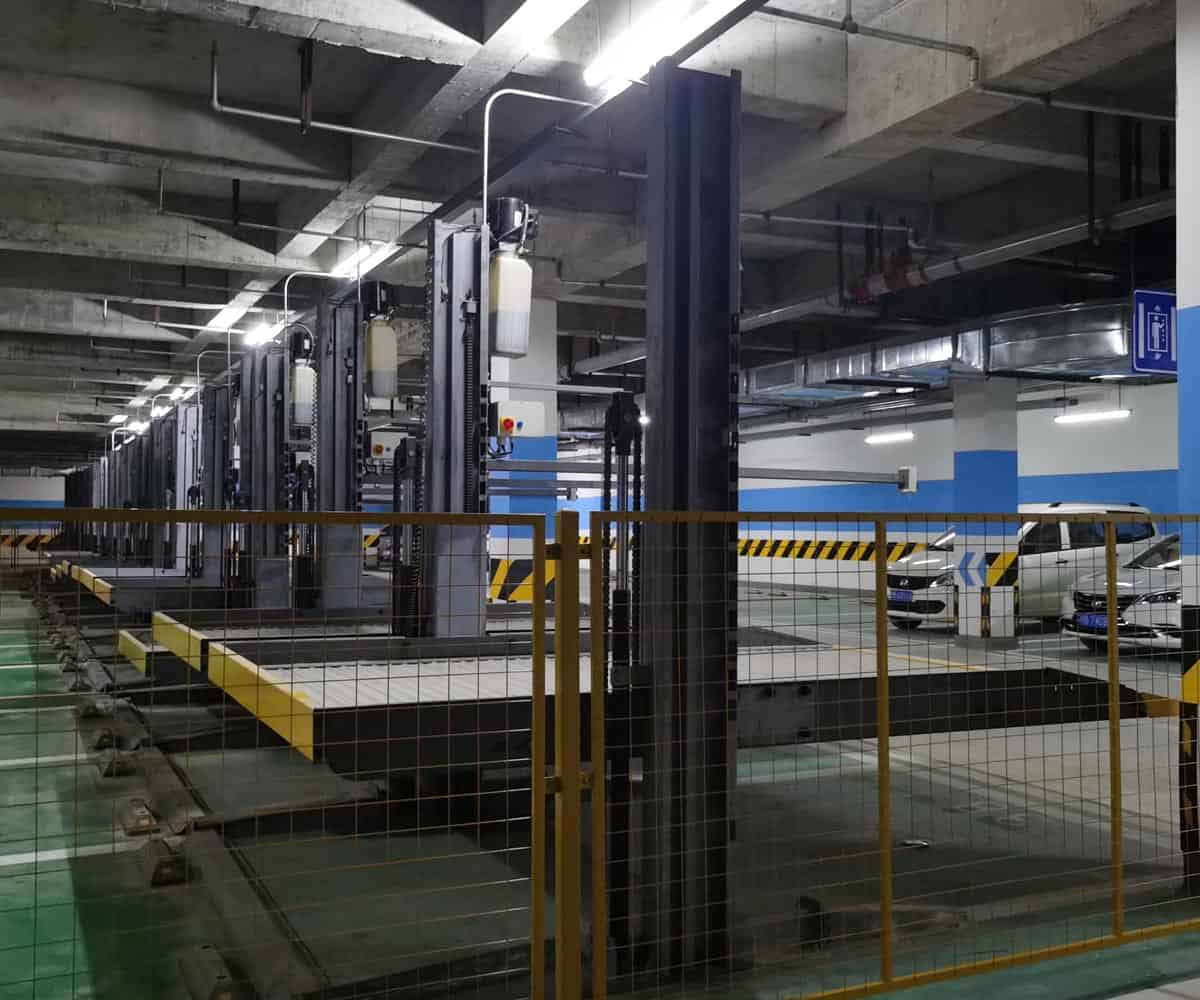 兩層簡易升降機械式立體停車設備