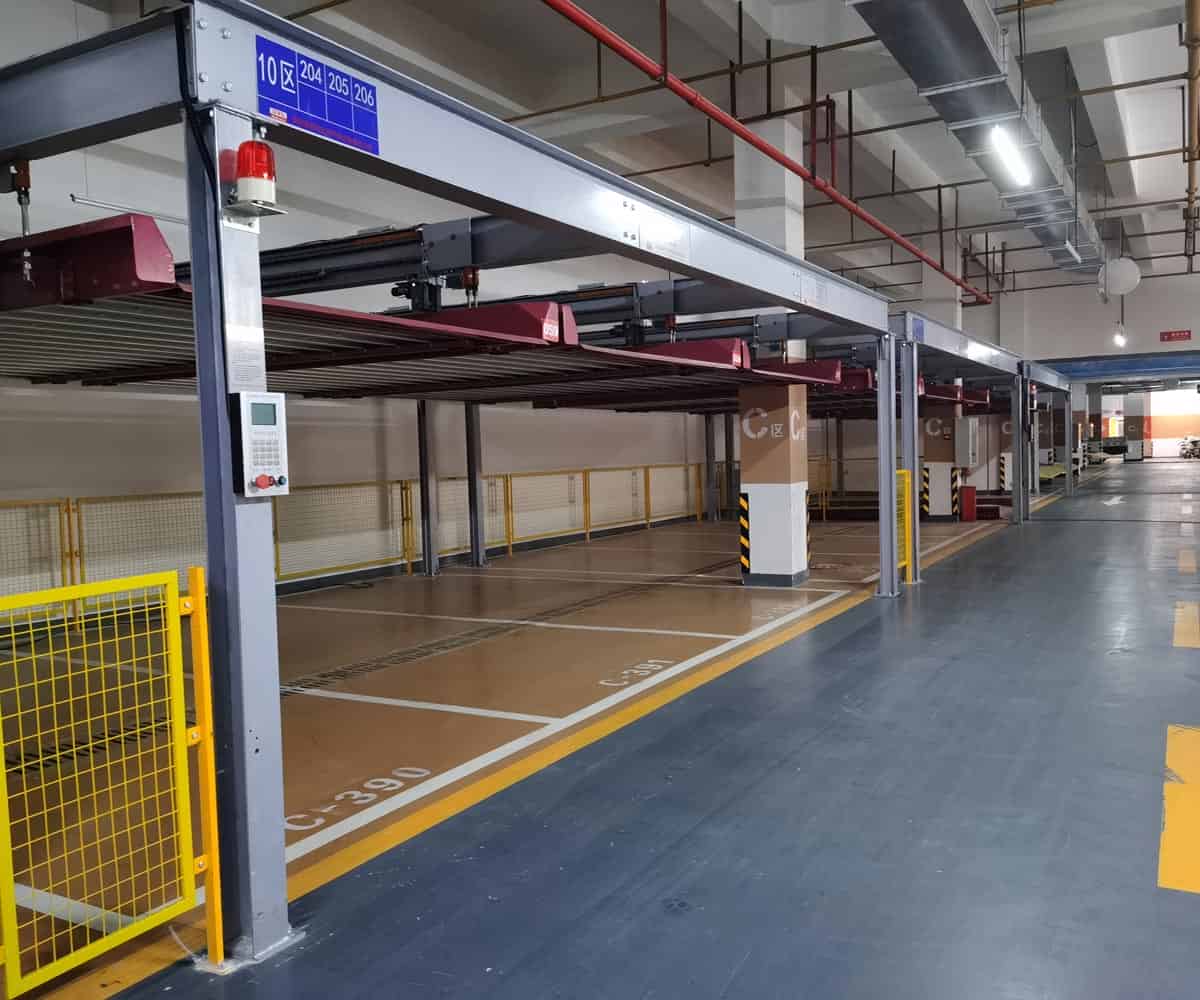 兩層簡易類機械停車設備