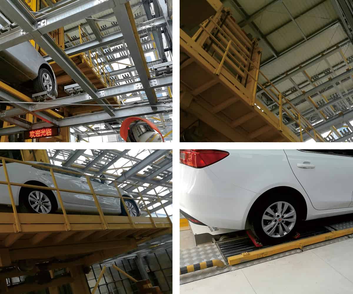 全自動平面移動式機械式立體停車設備