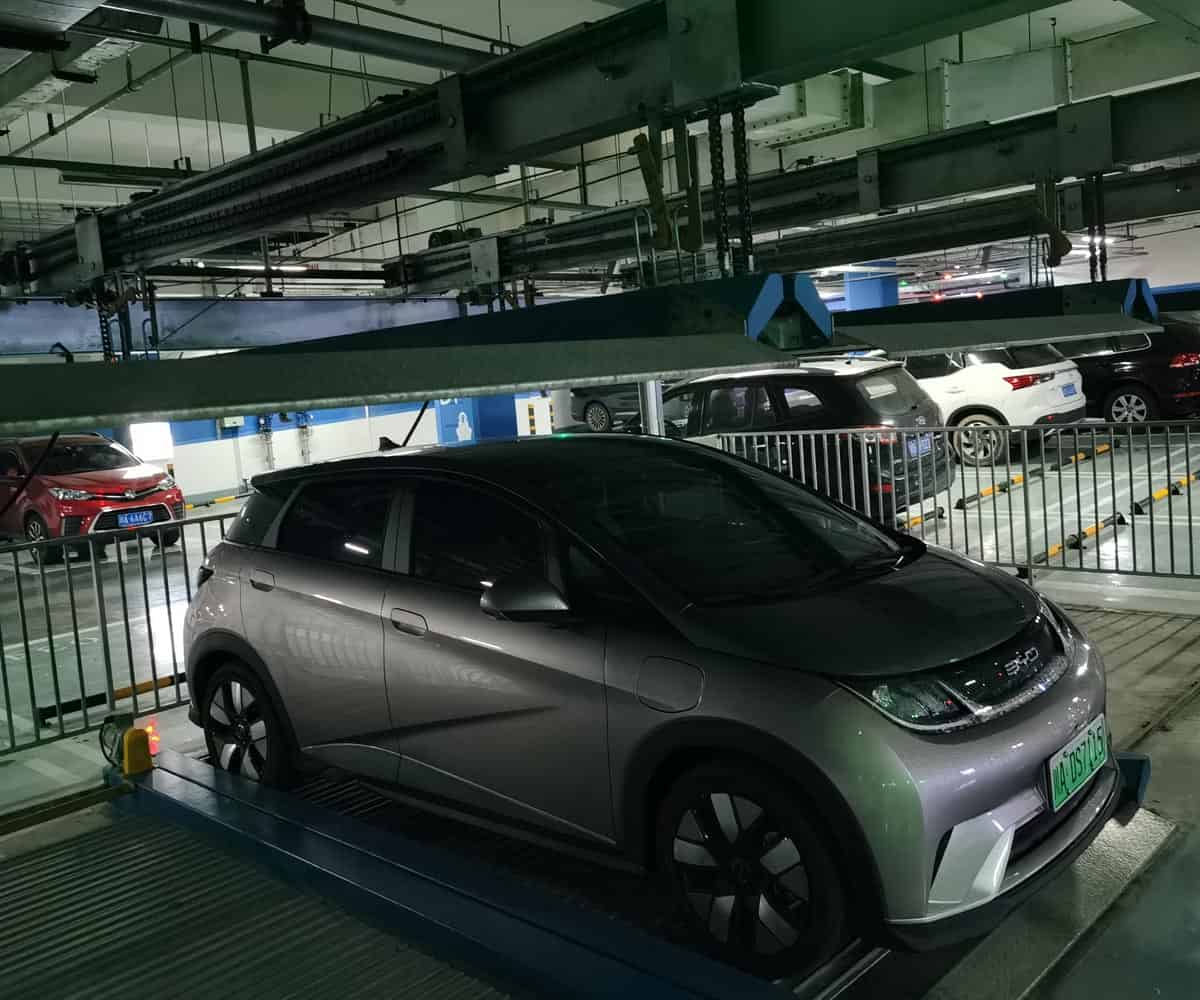 三層升降橫移立體車庫停車設備