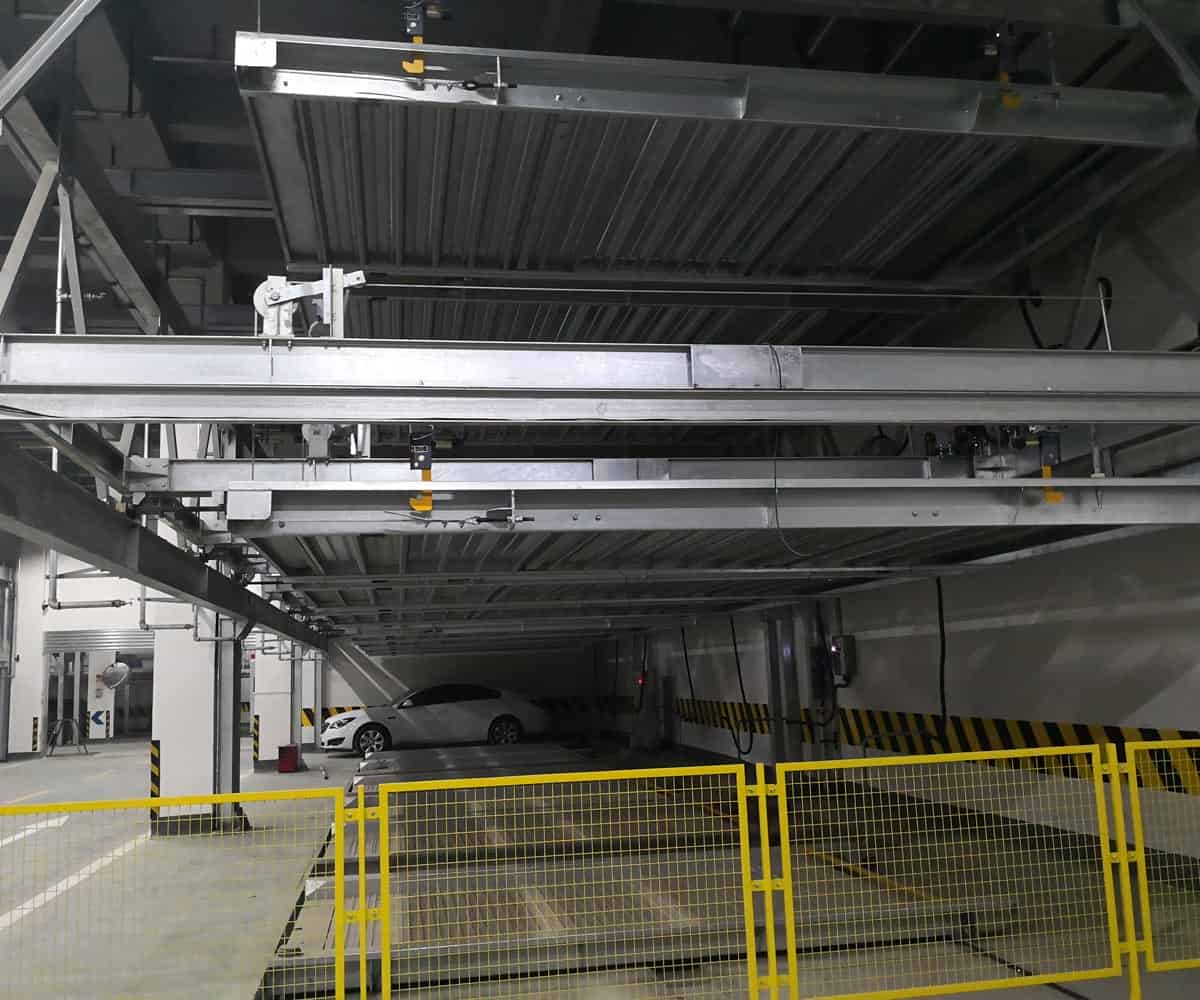 雙層升降平移立體車庫停車設備