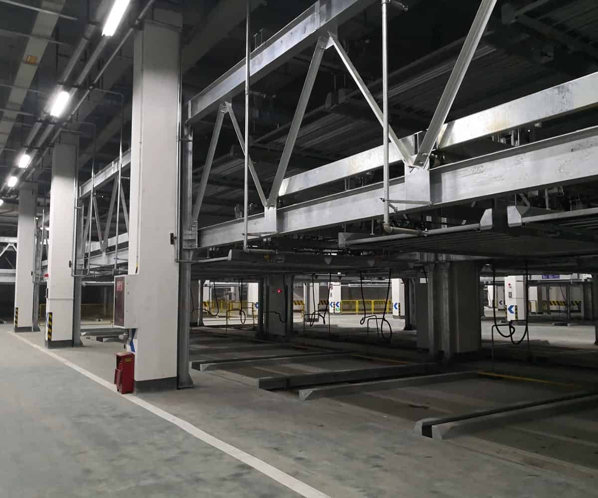 二層升降立體車庫停車設備